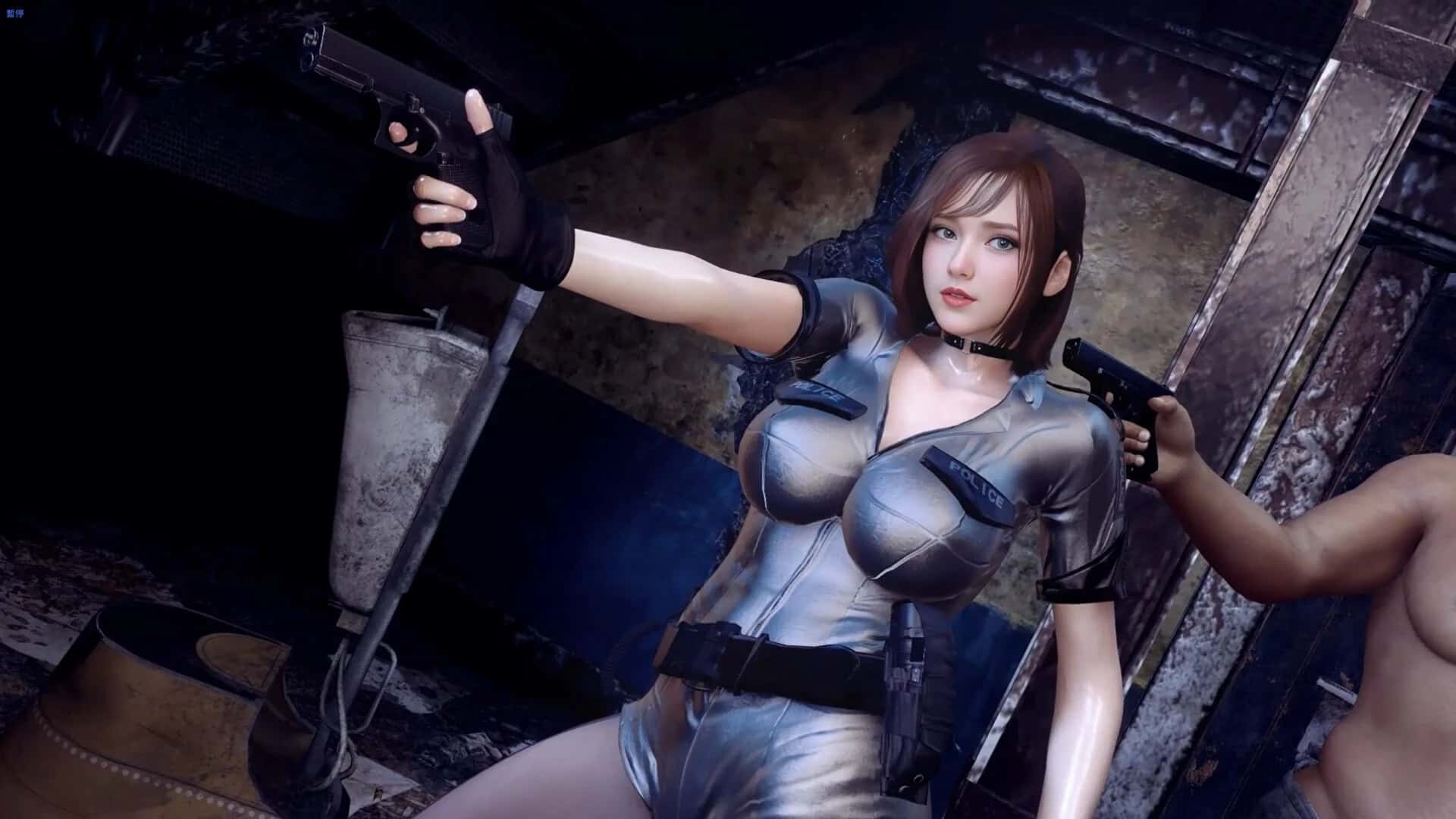 训练情节女警 – 无尽堕落的深渊 The Endless Abyss: A Busty Cop's Corrupted Soul背景